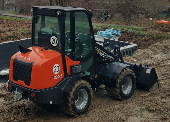 2,8 t Radlader mieten - Kubota RT280-2